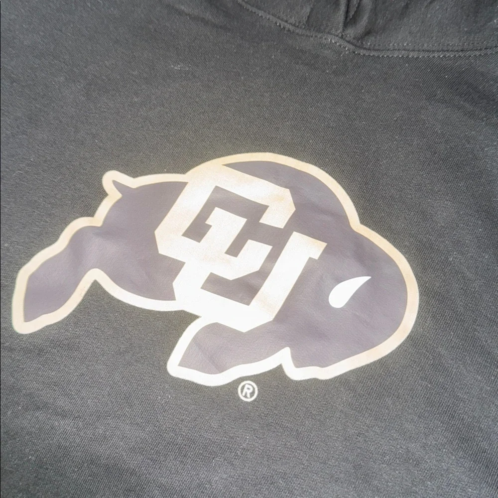 Colorado Buffaloes Icon Black Officially Licensed Pullover Hoodie